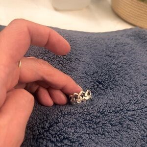 Brighton Heart Entwined Silver  Ring